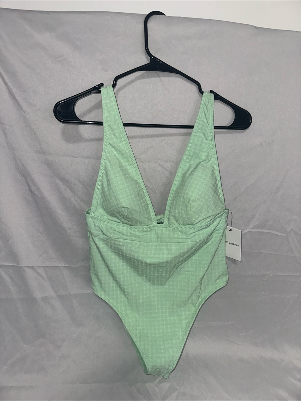 SOLID & STRIPED Mint Green Girls One-Piece Swimsuit